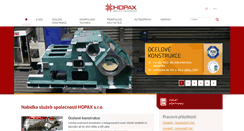 Desktop Screenshot of hopax.cz