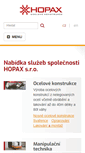 Mobile Screenshot of hopax.cz